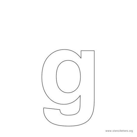 Буква g красивая