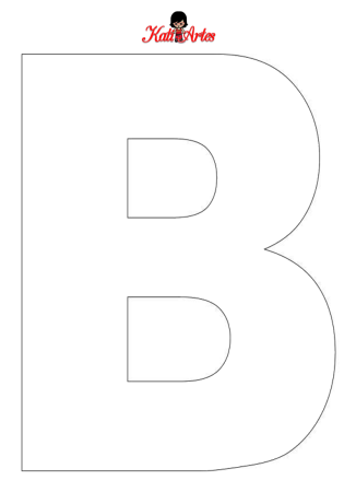 Буквы выкройки