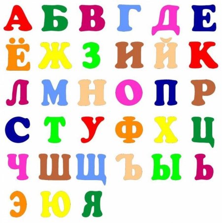 Буквы русского алфавита