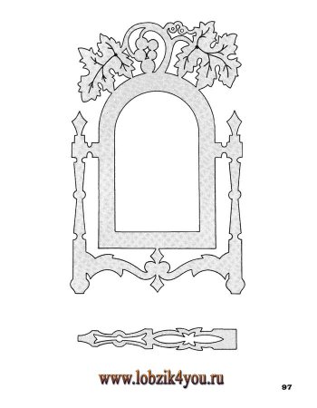 Полка для икон лазерная резка