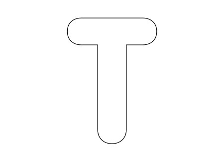 Закругленные буквы трафарет