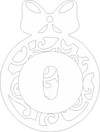 Новогодние трафареты для вырезания 2020