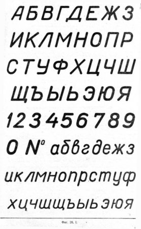 Шрифт для маркировки