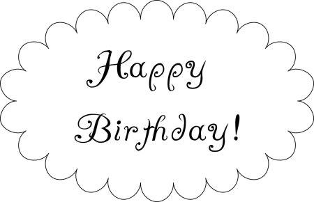 Растяжка флажки розовый Happy Birthday