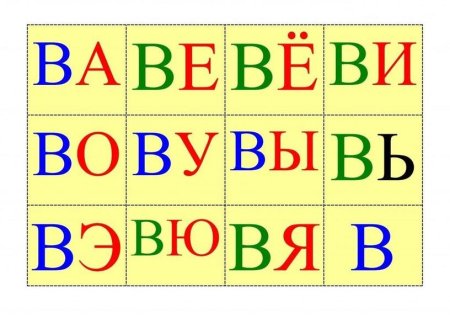 Чтение слогов са Су со