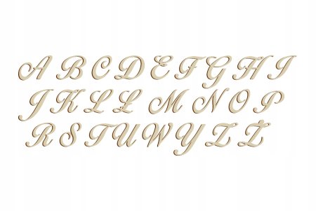 Красивые буквы на свадьбу