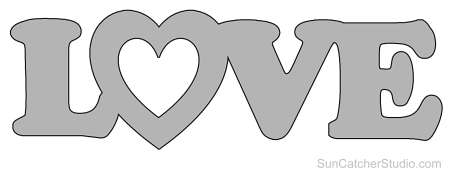 Трафарет надписей для вырезания