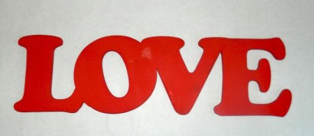 Табличка Love
