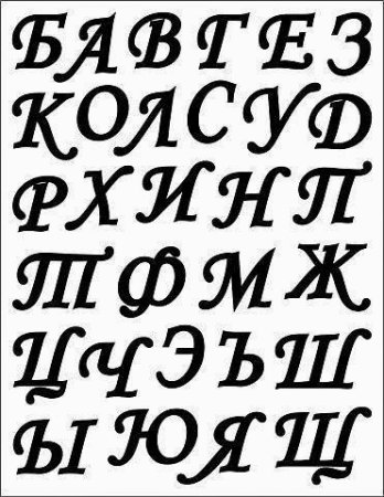 Цифры трафареты для вырезания из бумаги