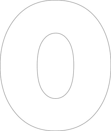 Цифра 6 трафарет для торта