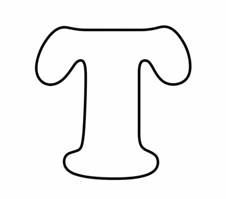 Объемные буквы трафарет
