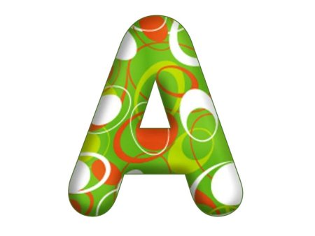 Красочные буквы алфавита