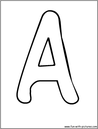 Алфавит трафарет