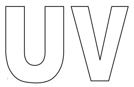 Красивая буква v