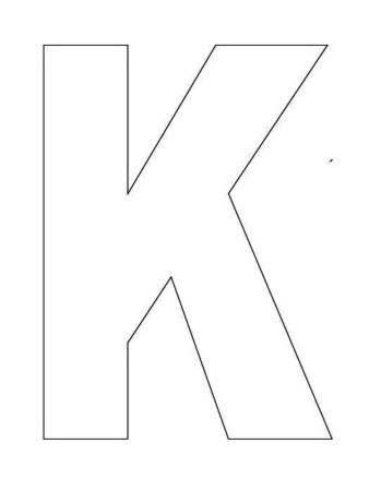Контур букв
