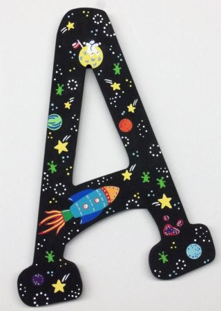 Буквы в стиле космос