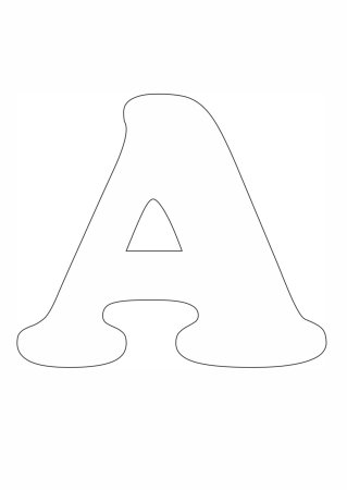 Буквы формата а4