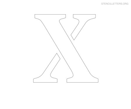Английская буква x