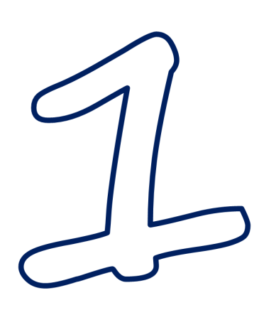 Трафарет букв 1 сентября