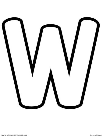 Буква w