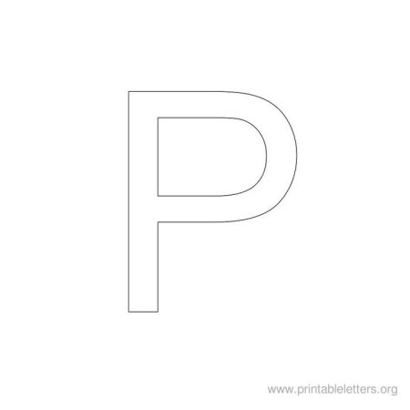 Английская буква p