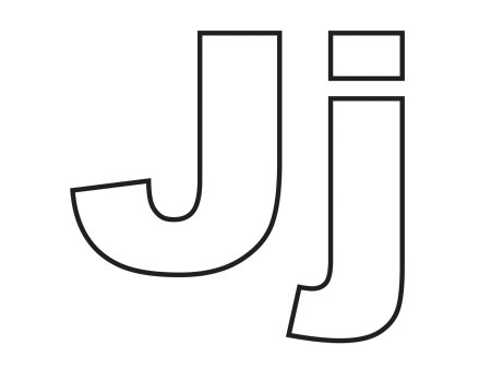 Буква j для детей