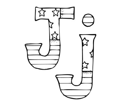 Английский алфавит буква j
