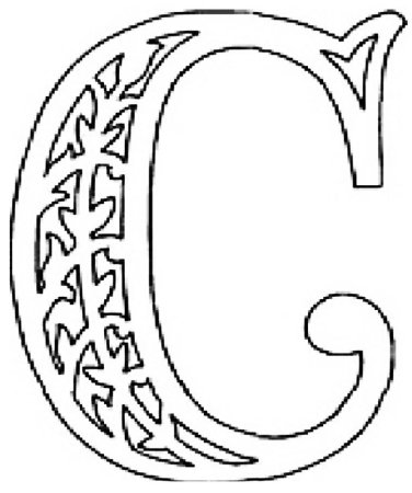 Новогодние буквы для вырезания