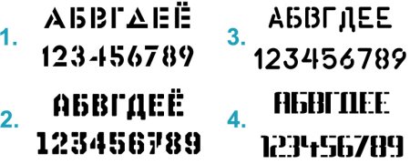Цифры для раскрашивания для детей