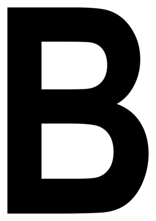 Буква т черная