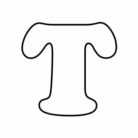 Трафарет букв