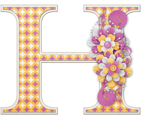 Трафарет букв Happy Birthday