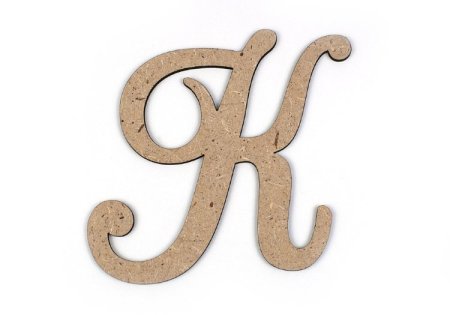 Декоративная буква с для вырезания