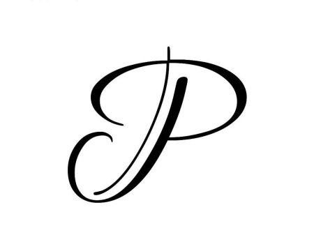 Буква р трафарет