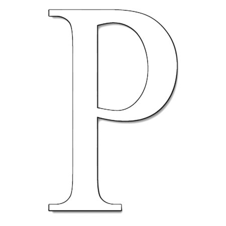 Трафаретная буква т