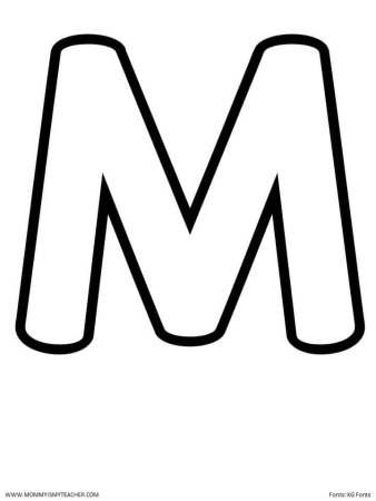 Английская буква m