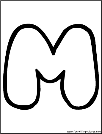 Буква m английская маленькая