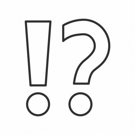 Трафареты знаков препинания