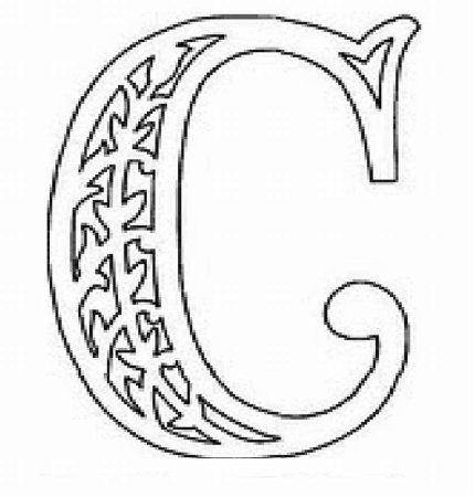 Новогодние буквы для вырезания