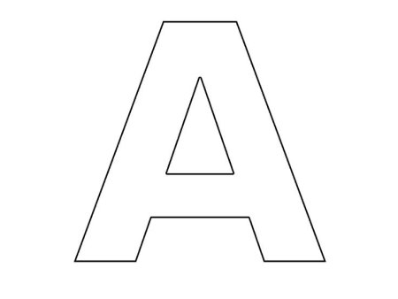 Синие буквы алфавита