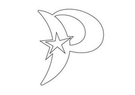 Буквы вытынанки со звездочкой