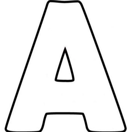 Английский алфавит из фетра выкройки