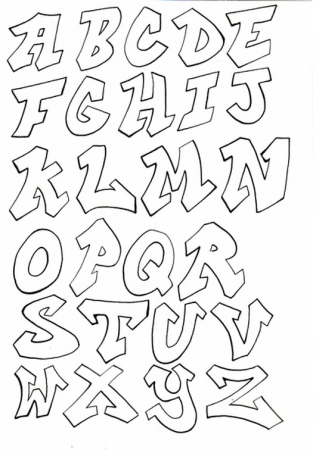 Шрифты для рисования граффити