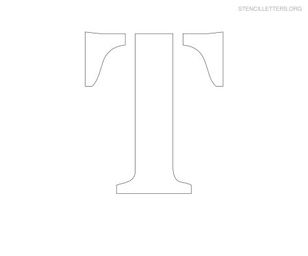 Трафарет букв