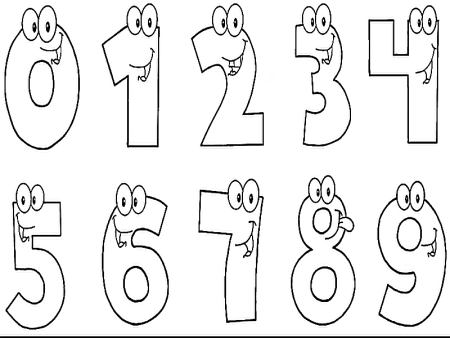 Цифры буквы картинки (49 фото)
