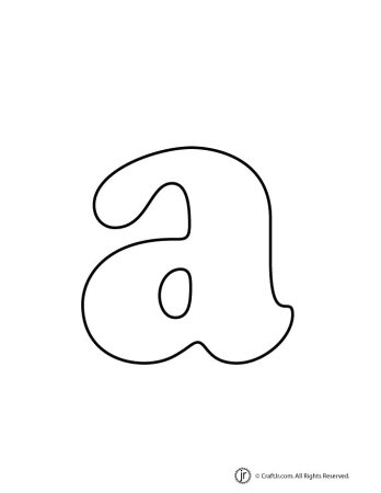 Трафарет английских букв