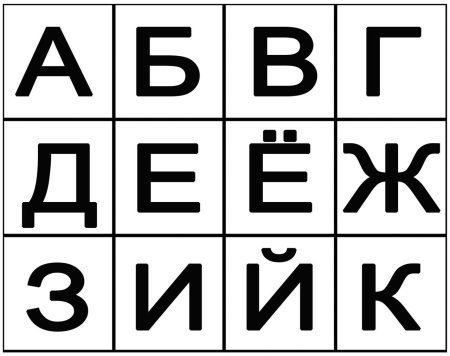 Трафарет слова