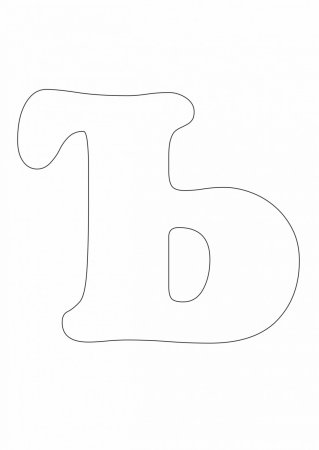 Трафарет букв