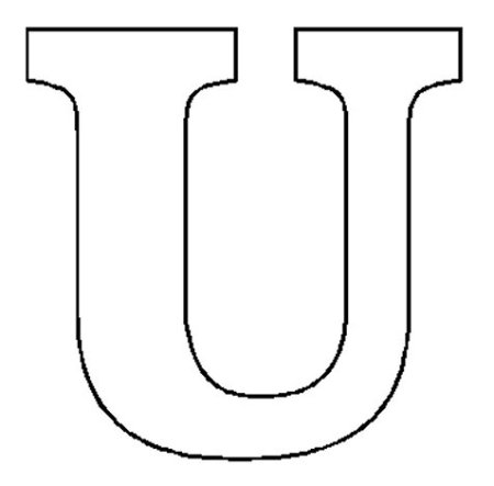Большая буква u
