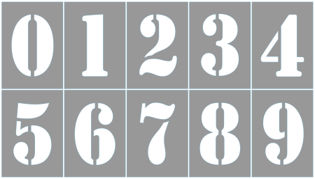 Цифр и букв для номеров (47 фото)
